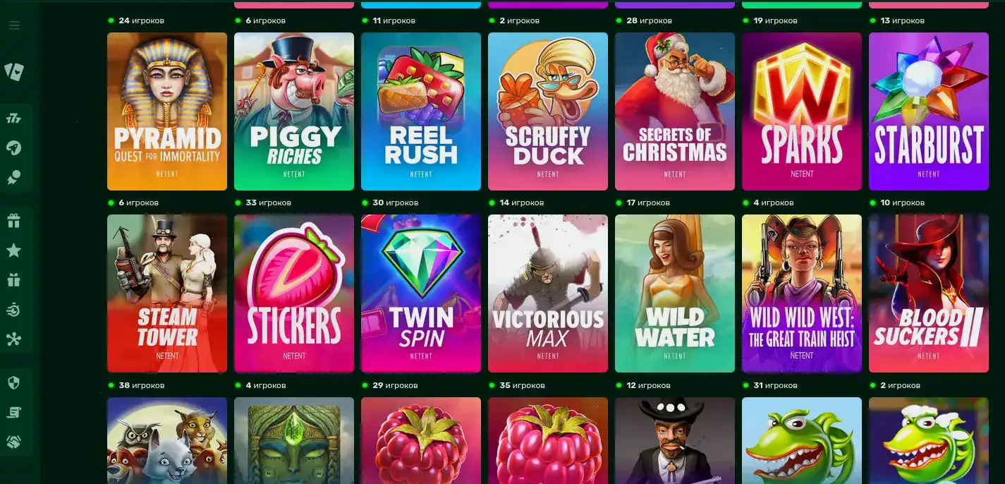Слоты от провайдеров в Legzo casino